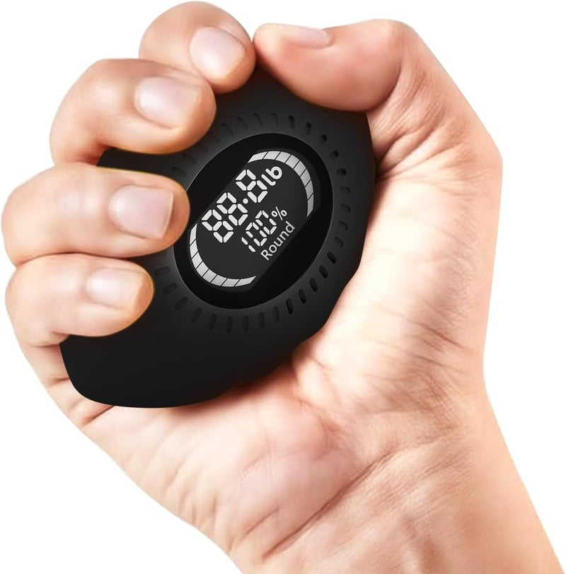 DIOTUSS Digital Stress Relief Grip Ball for Adults & Kids, Grip Strength Tester, Hand Strength Gripper up to 220lbs, Forearm Strengthener with Progress Bars & Cheer Sound, Fitness Gift - Image 1